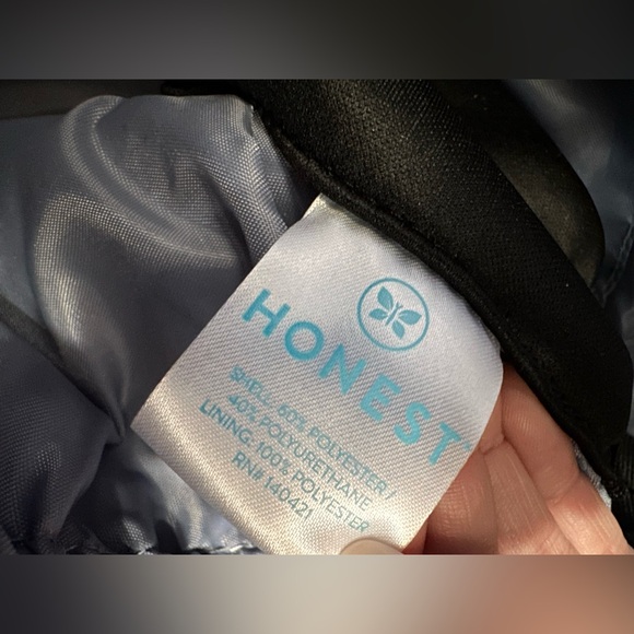 The Honest Company Gray Baby Bag